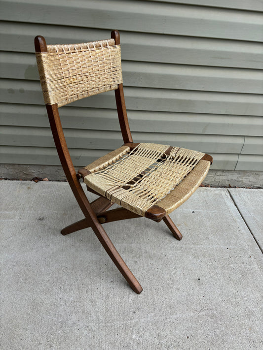 Vintage 70 Danish Cord Folding Chair